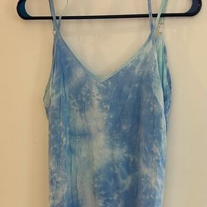 TOBI Sky Blue Tie-Dye Maxi Dress
